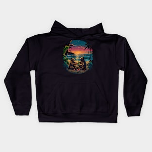 Beach Bears Kids Hoodie